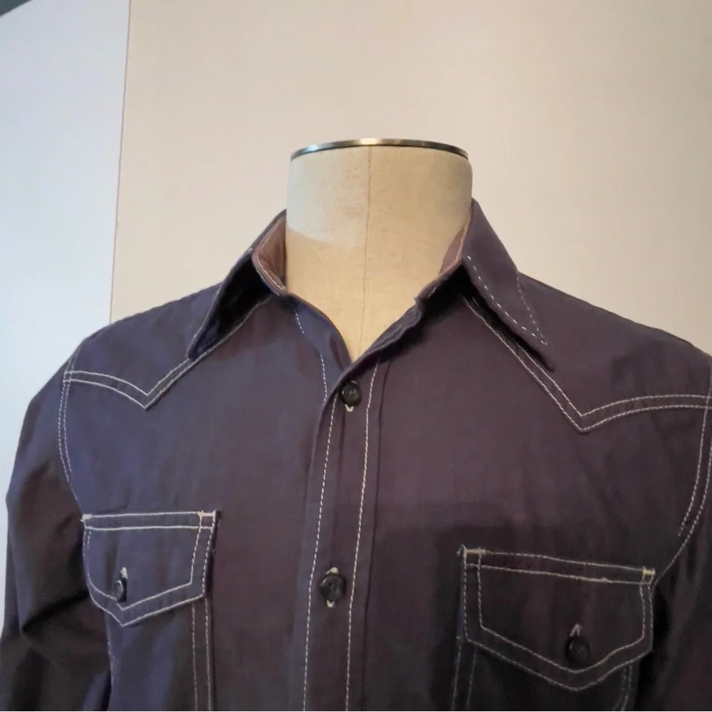 J. Campbell Los Angeles Y2K Western Button Shirt – Size Small 
Lightweight Rodeo - Picture 3 of 13